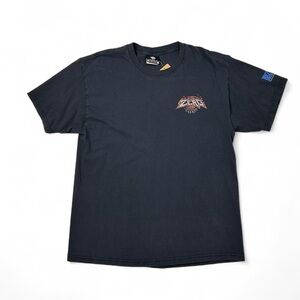 2000s StarCraft Zerg Rush faded black graphic tee